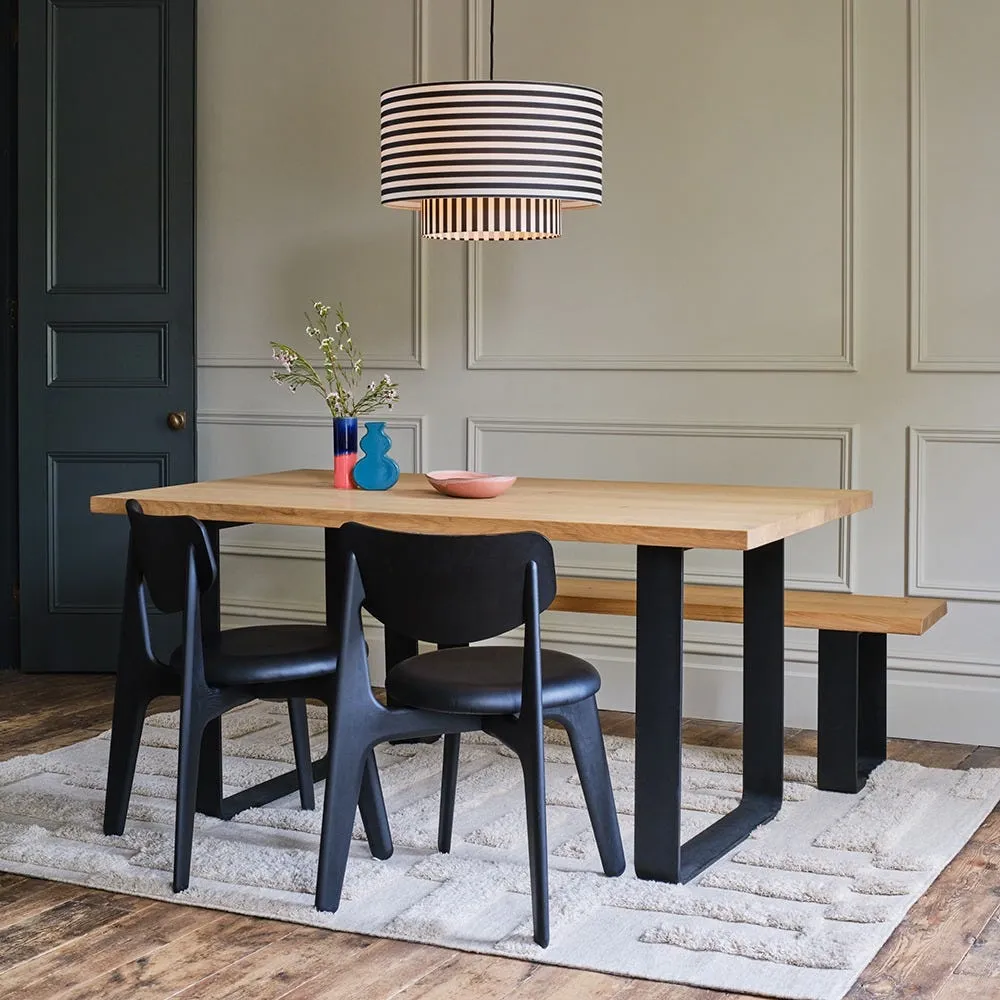 Heal's Prague Table 280x90cm Walnut Straight Edge Not Filled 3