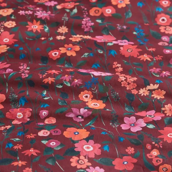 Meadow Floral Polycotton Duvet Cover & Pillowcase Set 4