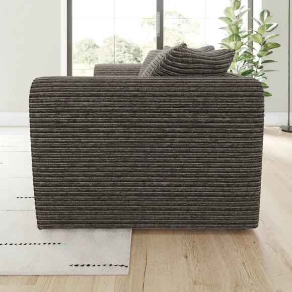 Blake Horizontal Jumbo Cord 3 Seater Sofa 2