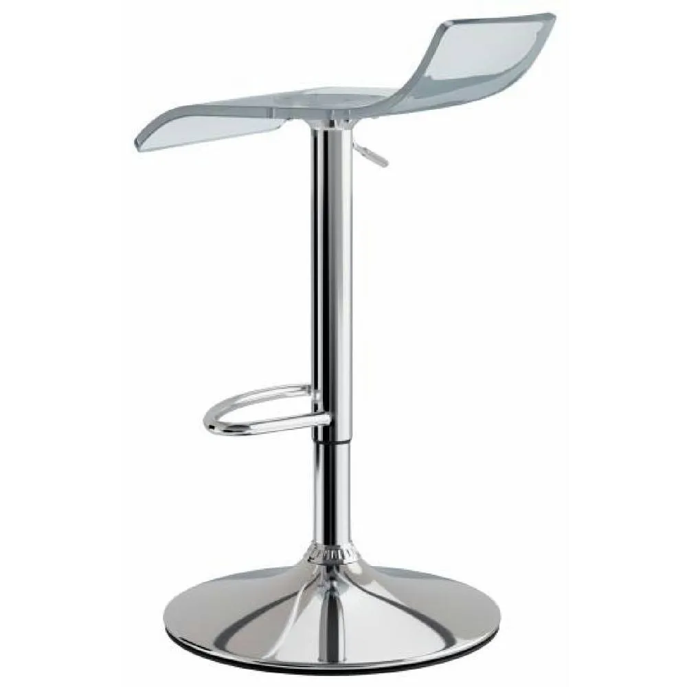 netfurniture CT3 Otto Garrison Acrylic Transparent Bar Stool in Clear 6