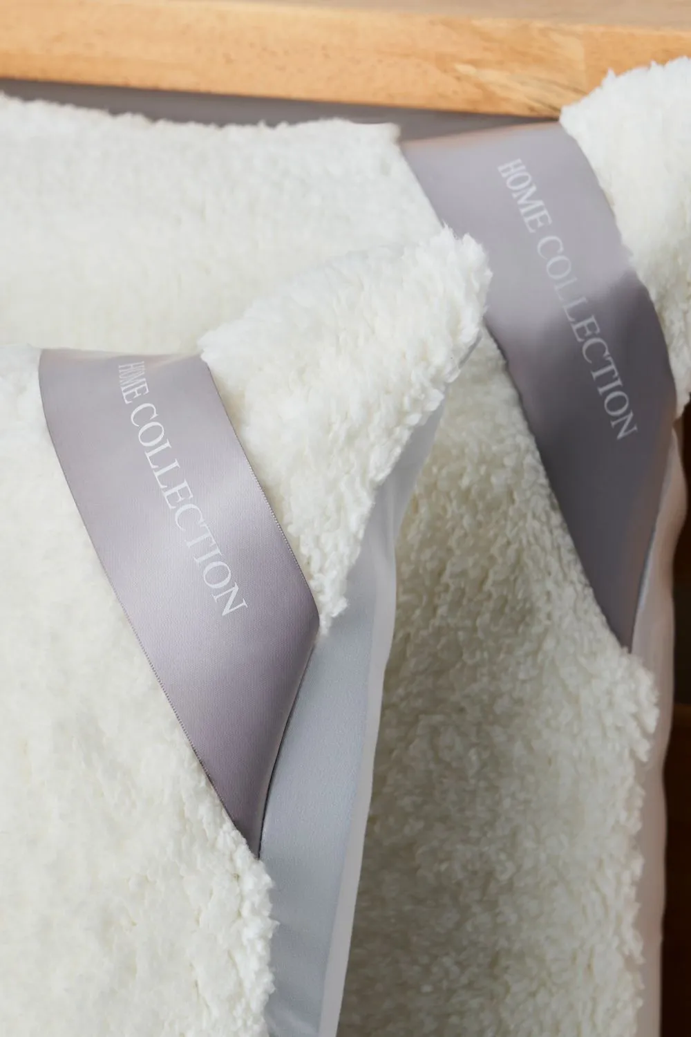 BHS Teddy Bear Pillow Protector Pair in White 2