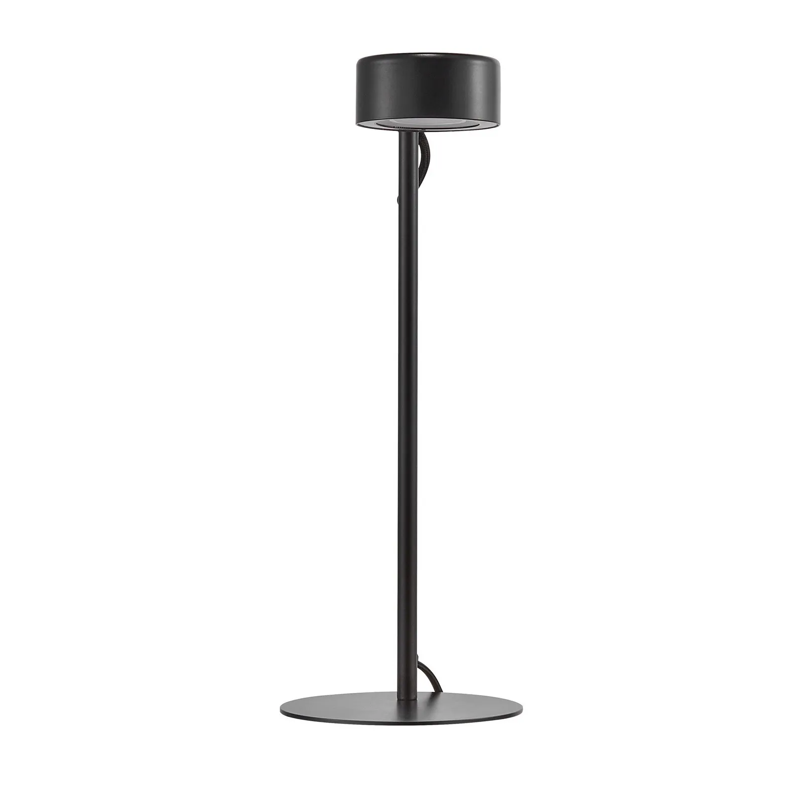 Nordlux Clyde Table Lamp Black Metal Livingroom LED Switch 2700k 2