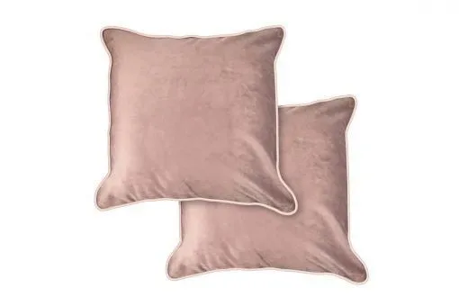 New Edge Blinds Plush Velvet Soft Touch Cushion Cover in Natural