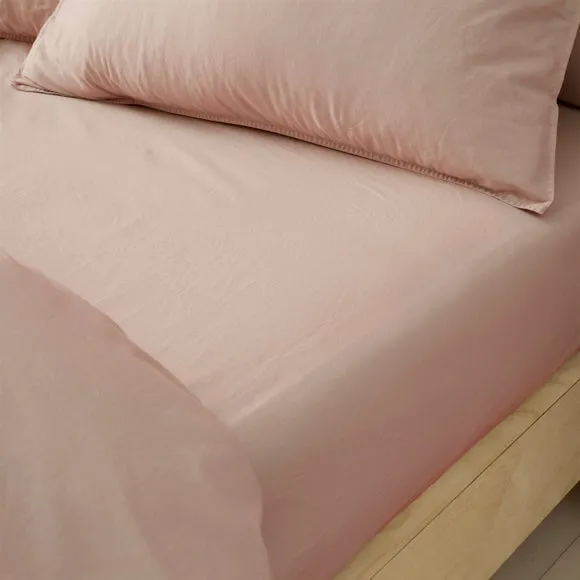 Soft Washed Cotton Fitted Sheet 1
