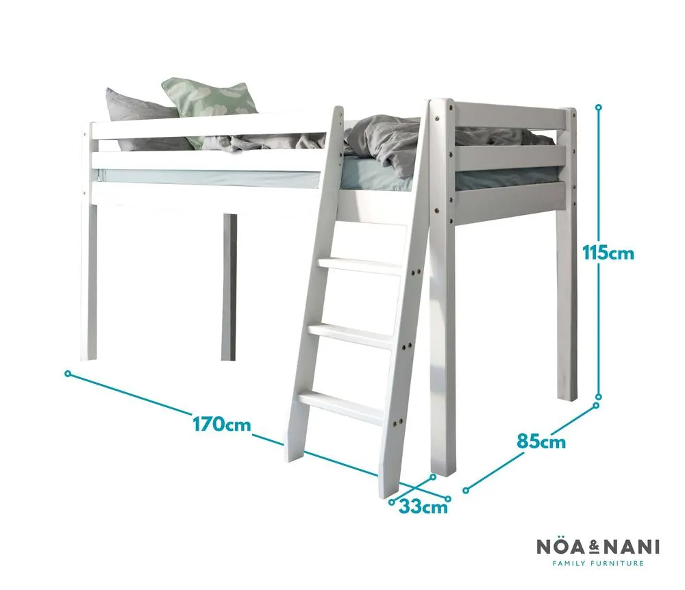 Nöa and Nani Ontario Cabin Bed Midsleeper Shorty in White 6