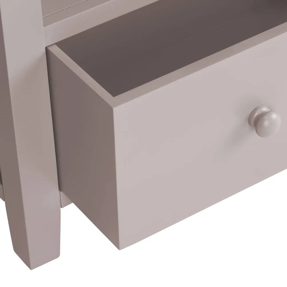 Statement Furniture Florence TV Stand With 2 Drawers & Shelf in Taupe 3
