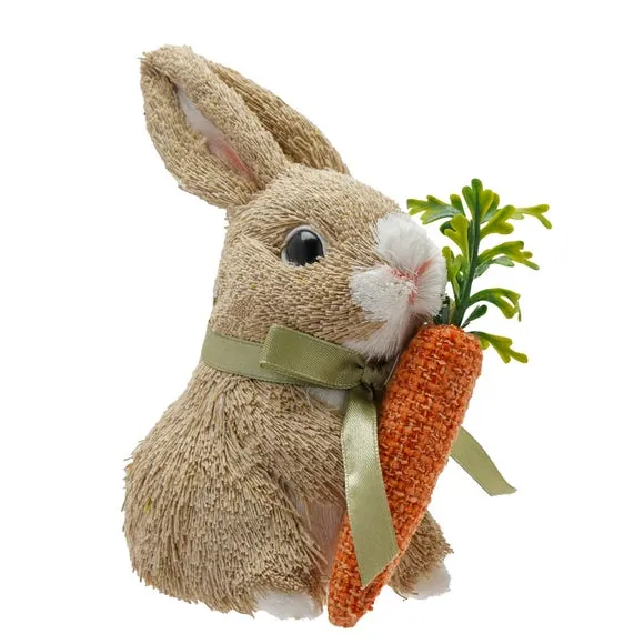 Eggs-traordinary Gift Co. Bunny Holding Carrot Ornament 4