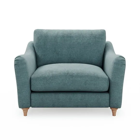 Hattie Tonal Plush Chenille Snuggle Sofa 2