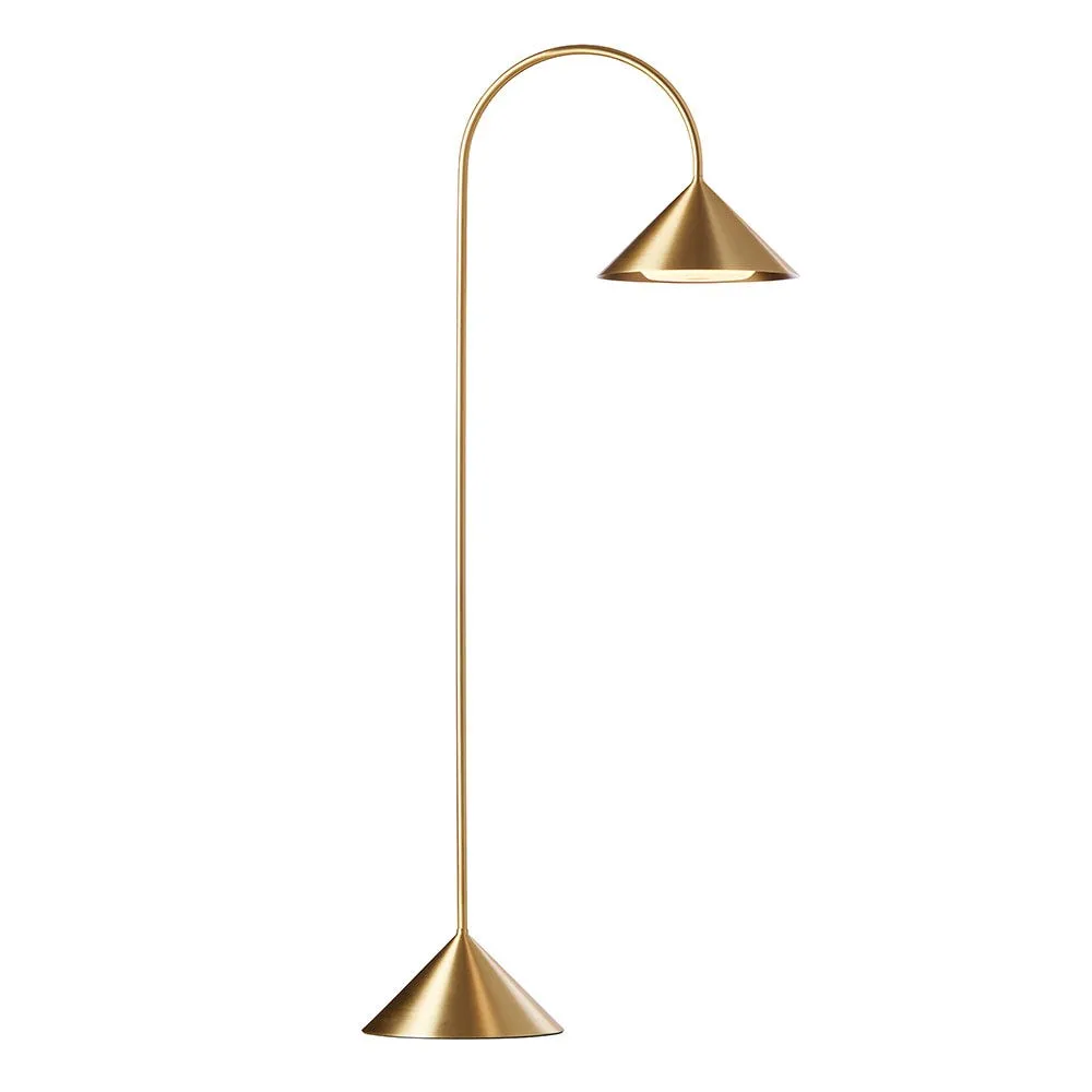 Heal's Grasp LED IP44 Portable Table Lamp Solid Brass Tall 2