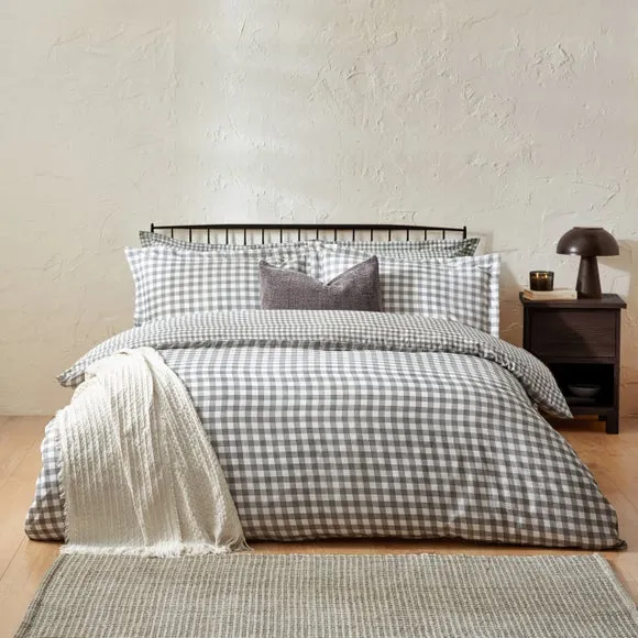 YARD Barton 100% Cotton Duvet Cover & Pillowcase Set 4