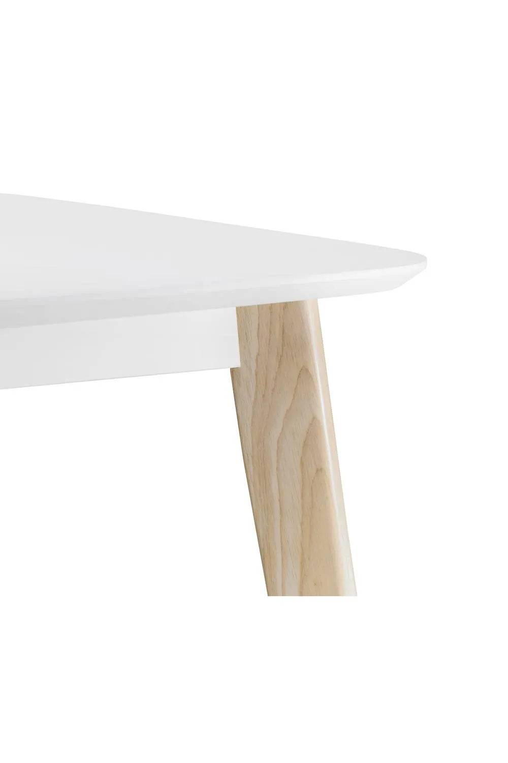 Julian Bowen Casa Square 4 Seater Dining Table in White 6