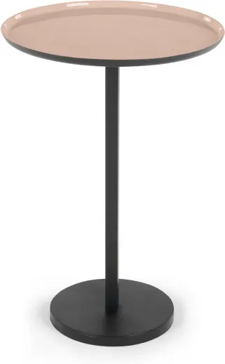 Rayit Side Table, Pink and Black