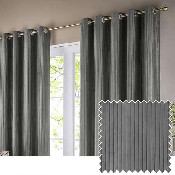 Paoletti Corinthian Eyelet Curtains 5