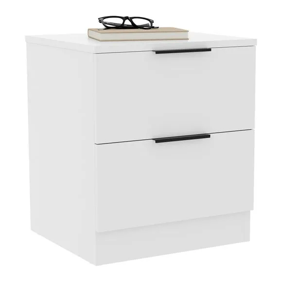Hayes 2 Drawer Bedside Table 5
