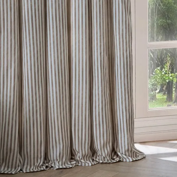 Yard Hebden Striped Pencil Pleat Curtains (Blackout Available) 5