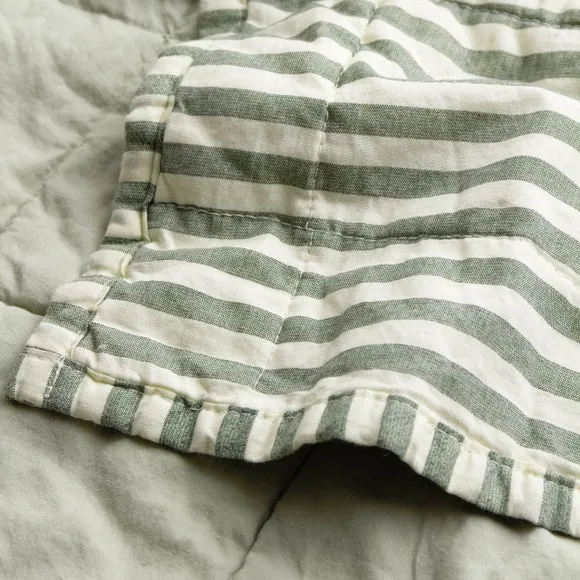 Yard Hebden Stripe 100% Cotton Bedspread 2