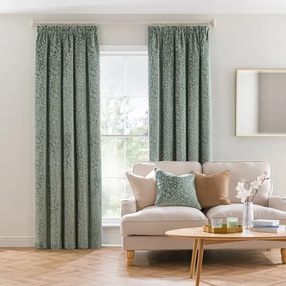 Madeline Velvet Pencil Pleat Curtains 2
