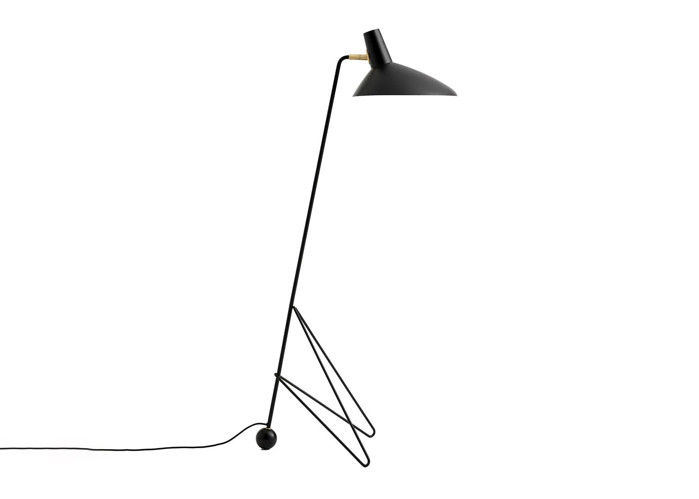 &Tradition Tripod Floor Lamp Black 1