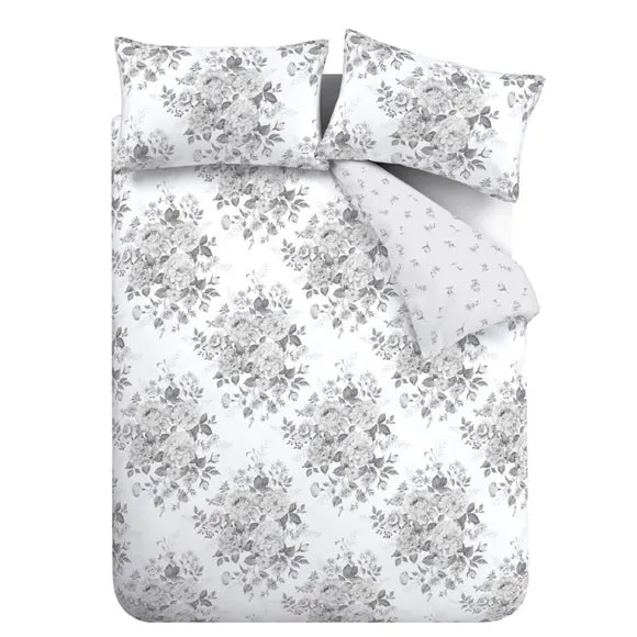 Catherine Lansfield Elinda Floral Duvet Cover and Pillowcase Set 6