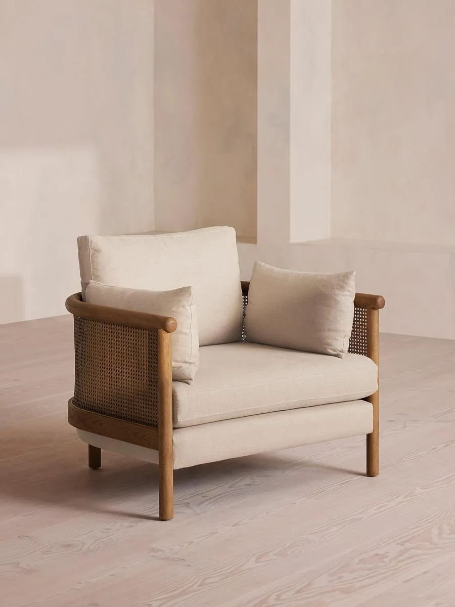 Sydney Armchair, Linen, Bisque