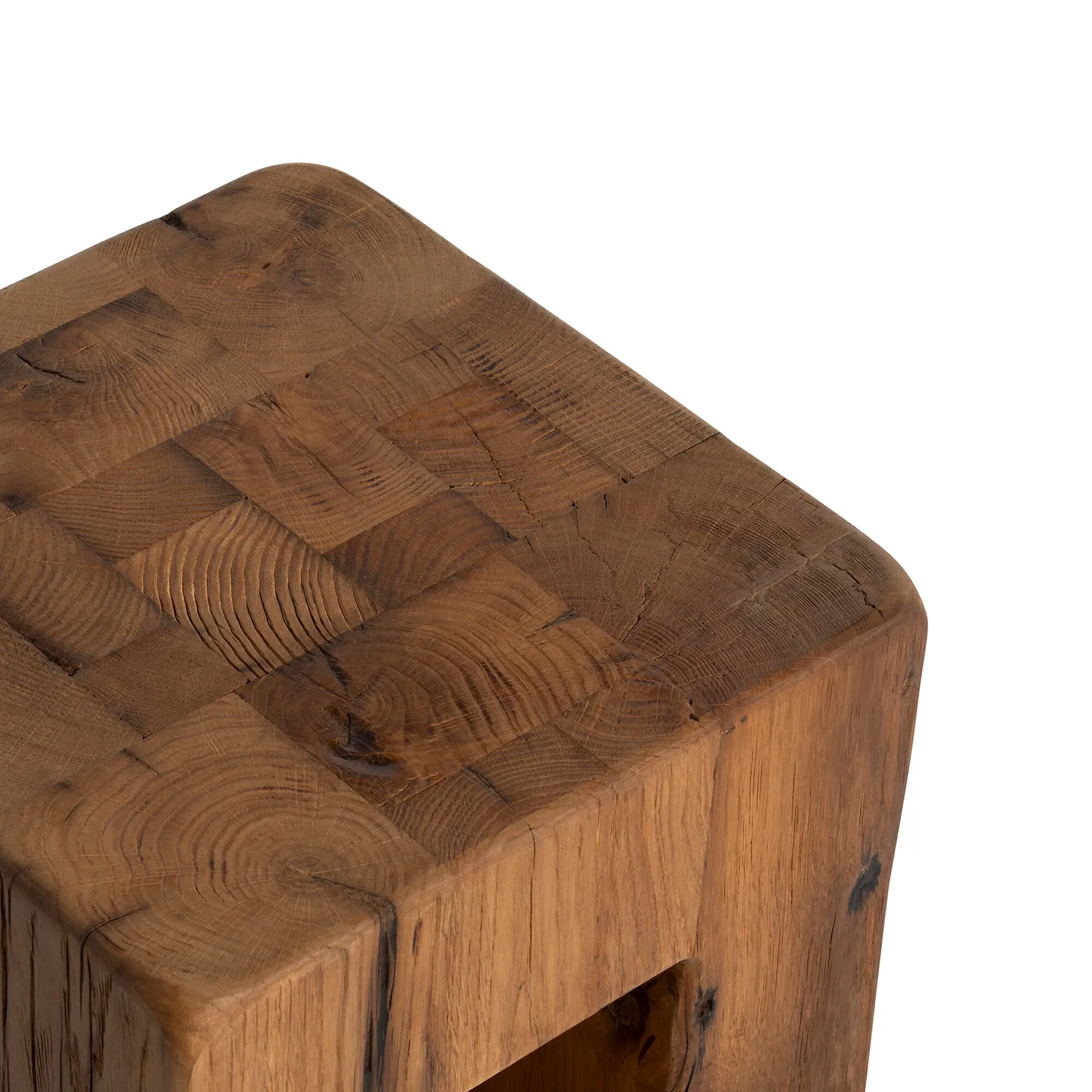 Strath Stool 35X35X45Cm, Brown Oak | Barker & Stonehouse 3