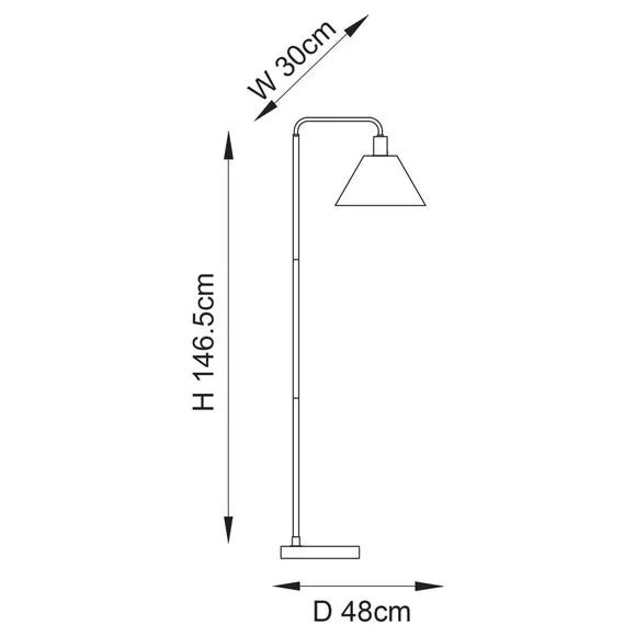 Vogue Bray Floor Lamp 6
