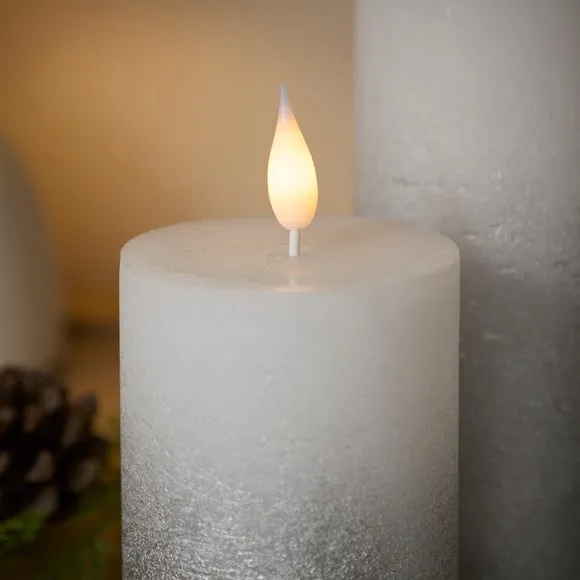 Set of 3 Ombre LED Pillar Candles 2