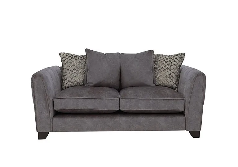 Mariah 2 Seater Fabric Scatter Back Sofa - Dapple Moleskin