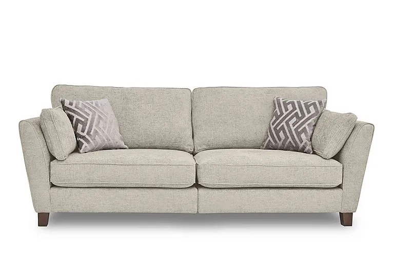Tabitha 4 Seater Split Frame Sofa - Cream
