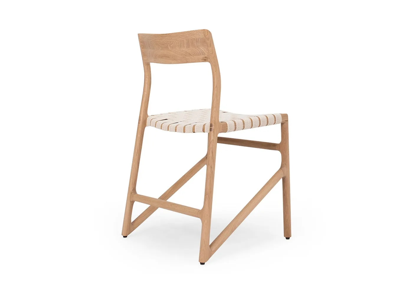 Gazzda Fawn Dining Chair Oak & Natural Webbing 1