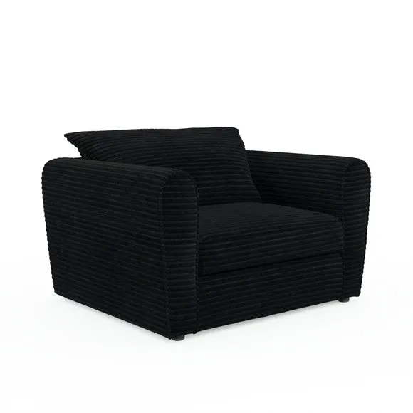 Blake Horizontal Jumbo Cord Snuggle Chair 6