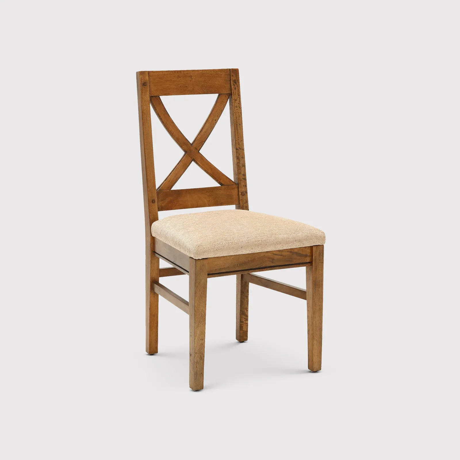 New Frontier Dining Chair, Brown Fabric | Barker & Stonehouse 2