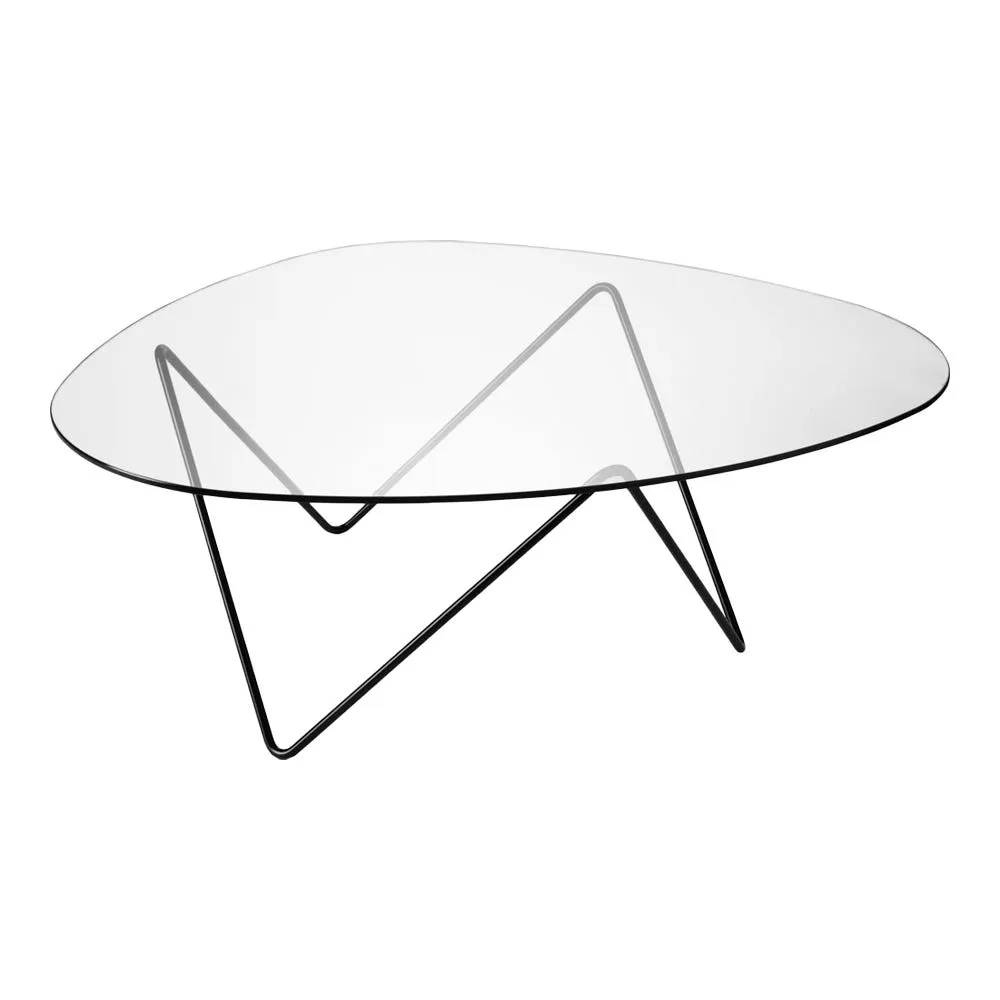 Gubi Pedrera Coffee Table with Black Base 2