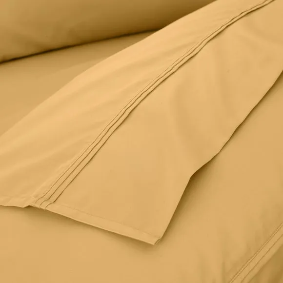 Dorma Luxurious & Silky 500 Thread Count 100% Cotton Sateen Flat Sheet 1