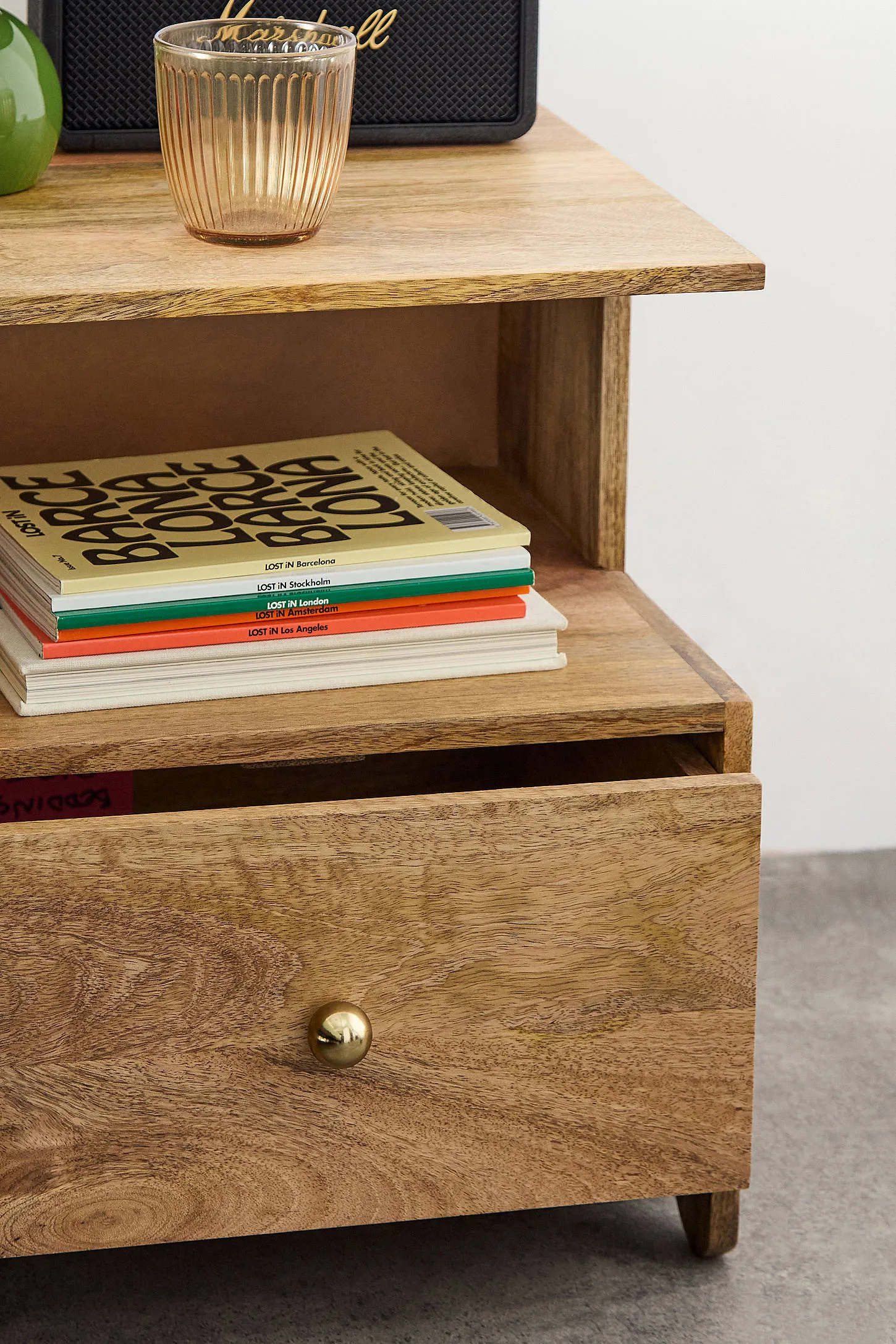 Scalloped Nightstand - Natural 3