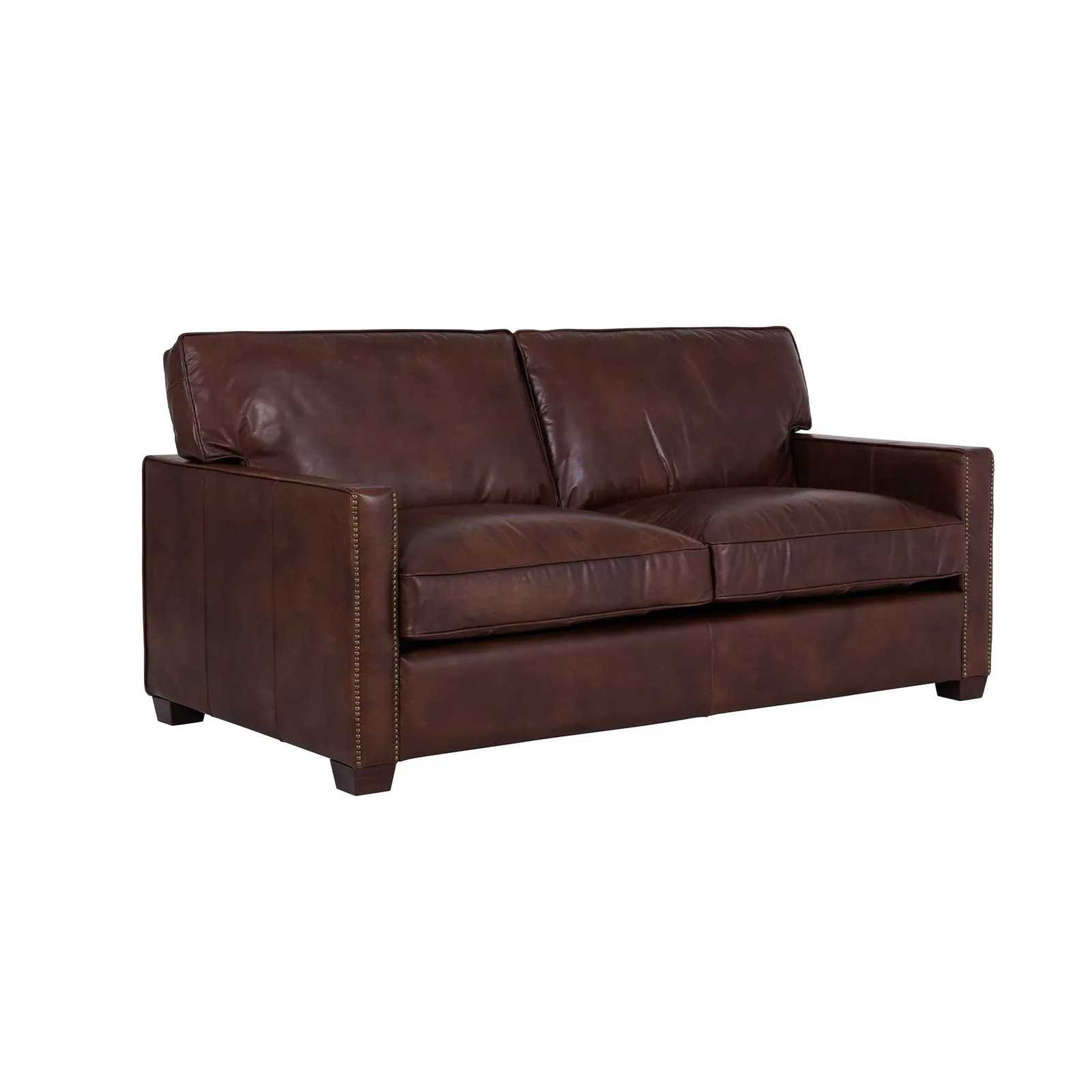Strathmore Sofa 2S, Brown Leather | Barker & Stonehouse 3