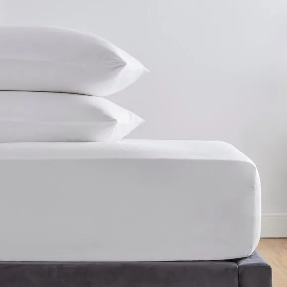 Hotel 400 Thread Count 100% Cotton Sateen Fitted Sheet 2