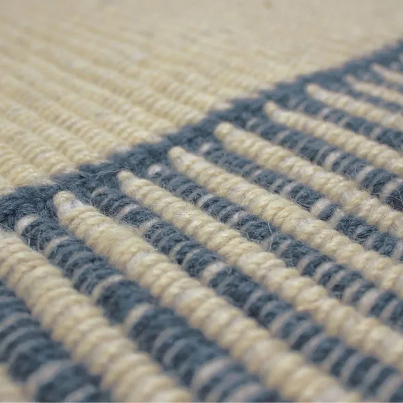Clove Striped Wool Rug 2
