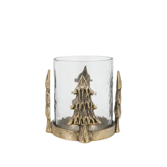 Christmas Tree Hurricane Candle Holder 4