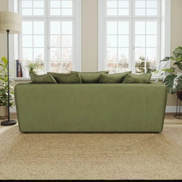 Blake Curved Arm Opulent Velvet 3 Seater Sofa 3