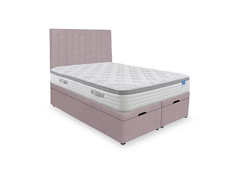 Hybrid 360 End Lift Ottoman Divan Set - Small Double - Plush Lilac