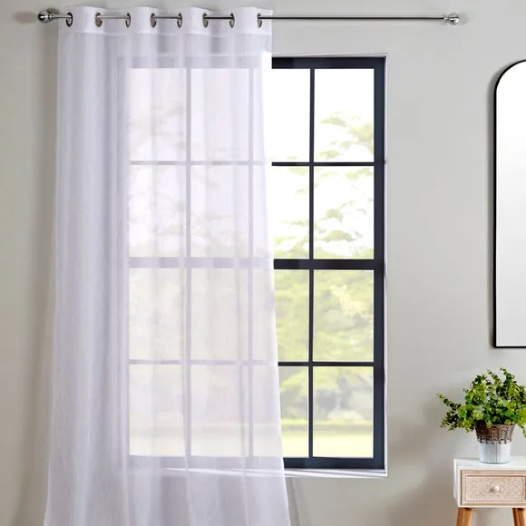 Crushed Eyelet Single Voile Panel 2