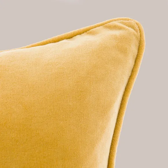 Clara Cotton Velvet Rectangle Cushion 4