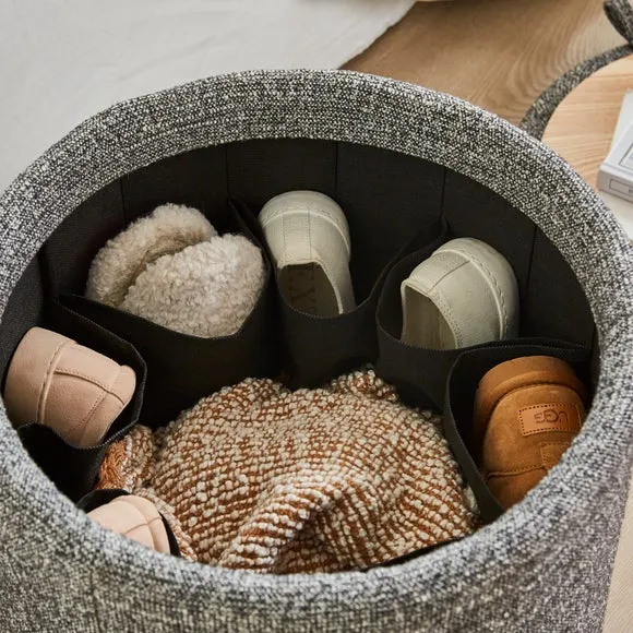 Multi Tonal Round Ottoman 4