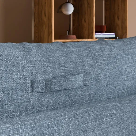 Nolan Faux Linen Snuggle Single Sofa Bed 4