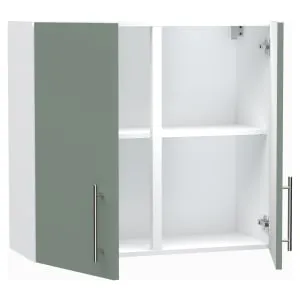 Wickes Orlando Reed Green Wall Unit - 800mm 2