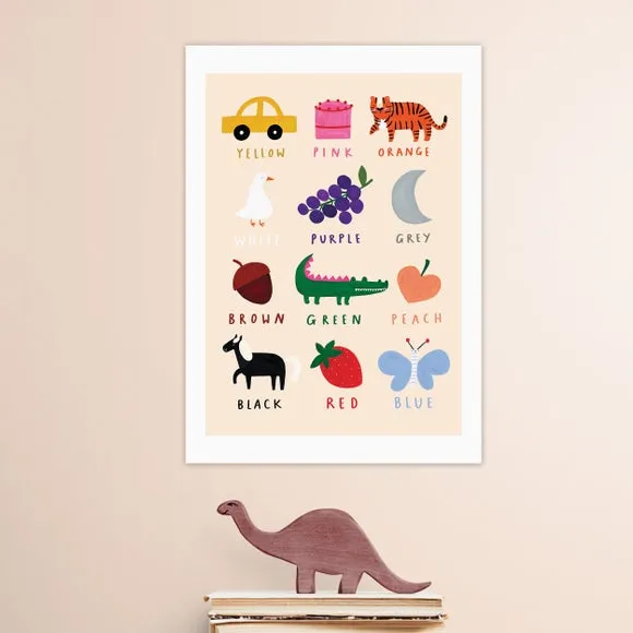 East End Prints Colour Illustration Chart Print 1