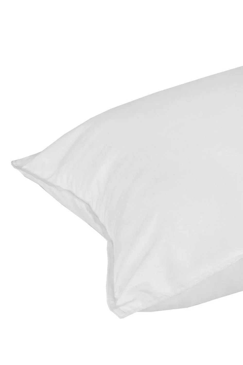 Homescapes Microfibre Euro Continental Pillow Pair - 40cm x 80cm (16"x32") in White 5