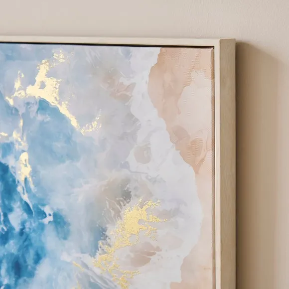 Tie Dye Waves Framed Canvas 2