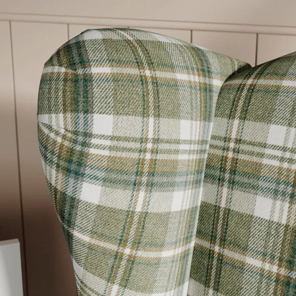 Charnwood Check Occasional Armchair 4